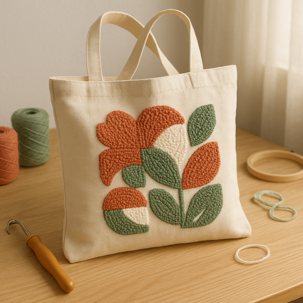 Punch Needle Tote Bags: Easy Weekend Project With Step-by-Step Guide