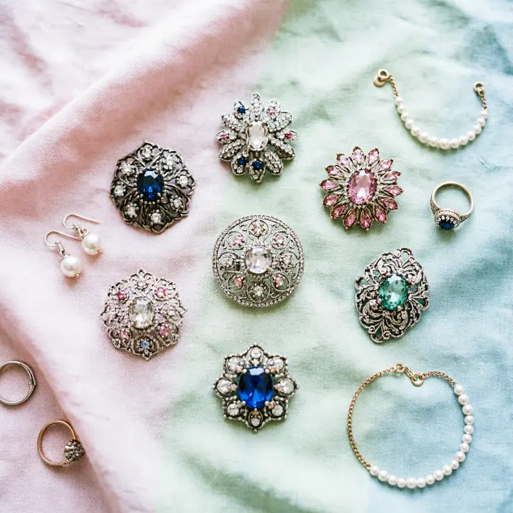 Heirloom Jewelry Trend: Vintage Brooches and Crystal Clip-Ons Are Back