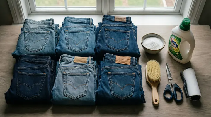 How to Build a Thrifted Denim Wardrobe That Looks Intentional