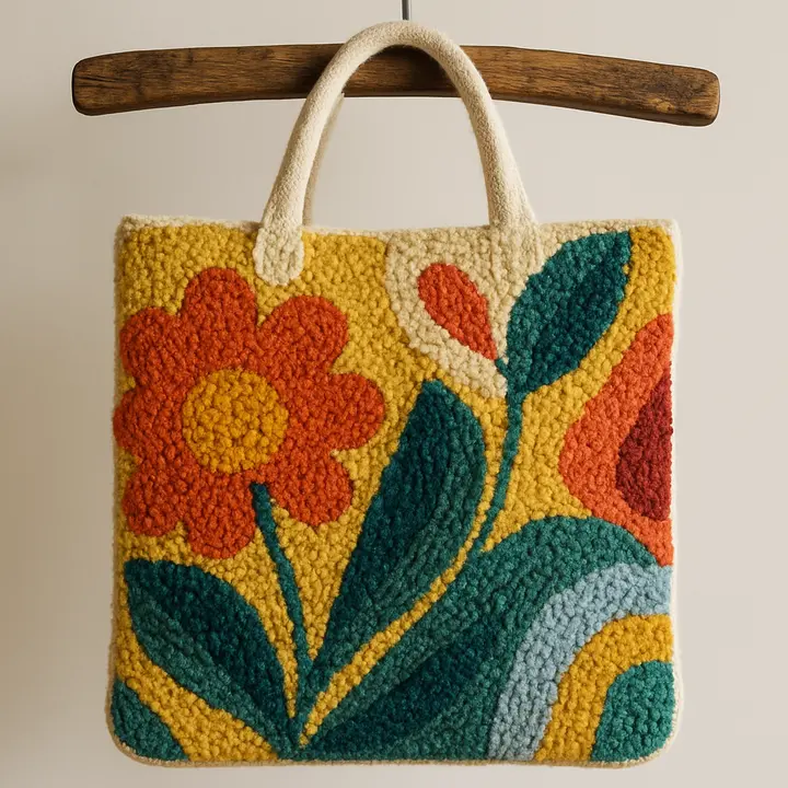 Punch Needle Tote Bags: Easy Weekend Project With Step-by-Step Guide